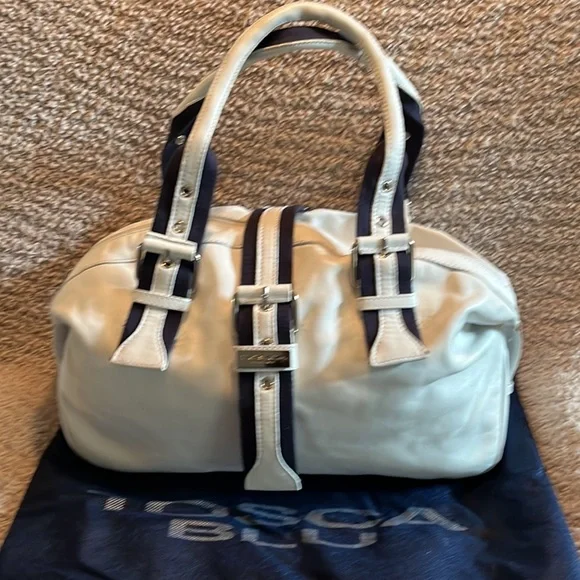 Tosca Blu white leather purse - Picture 1 of 6